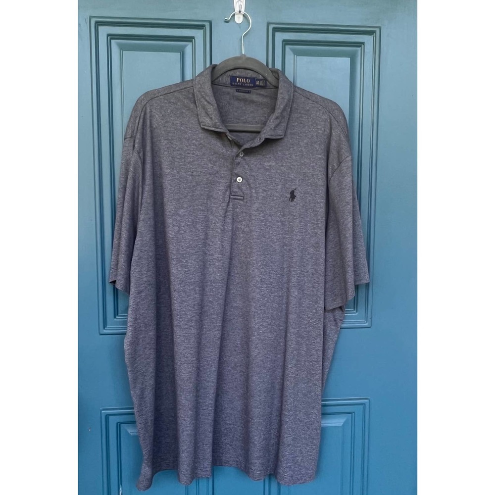 Ralph Lauren 3 button short sleeve knit shirt men's xxl
